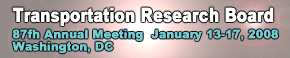 Transportation Research Board 第87年次大会