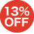 13%OFF